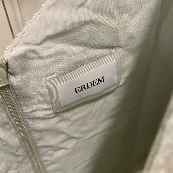 Erdem Mint Green Sequin & Embellished Dress - Picture 4 of 6